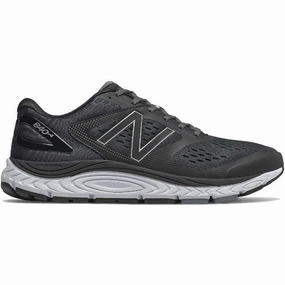 New Balance Womens Shoes Gray Men's New Balance 840 v4, Black/White, 12.5 D Medium