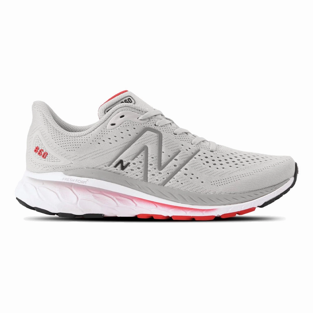 New Balance 411 Comfort Ride Men's New Balance Fresh Foam X 860v13, Light Aluminum, 14 2E Wide