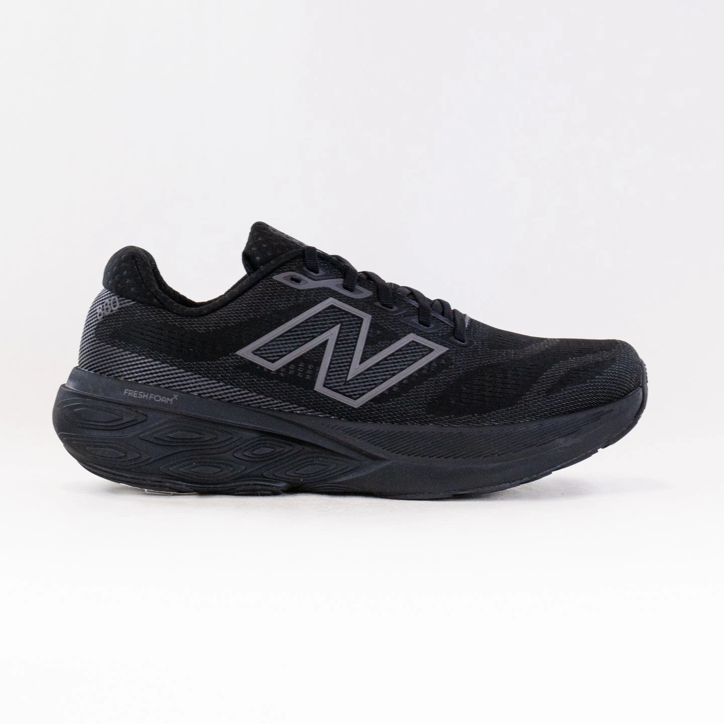 Men's New Balance Fresh Foam X 880v15, Black/Black/Black Metallic, 15 D Medium New Balance Rush Cleats