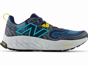 Leather Shoes New Balance Men's New Balance Fresh Foam X Hierro V8, Nb Navy/Quartz Grey/Cyber Jade, 10.5 2E Wide
