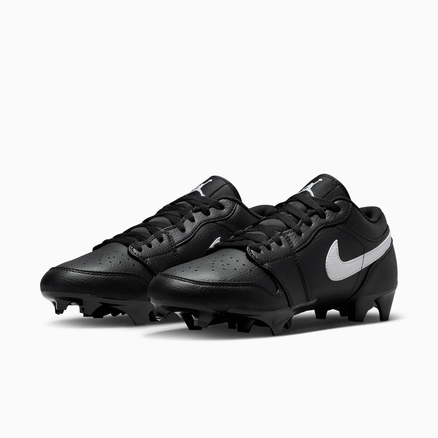 Men's Jordan 1 Low TD Football Cleat "Black" Best Youth Soccer Cleats For Wide Feet