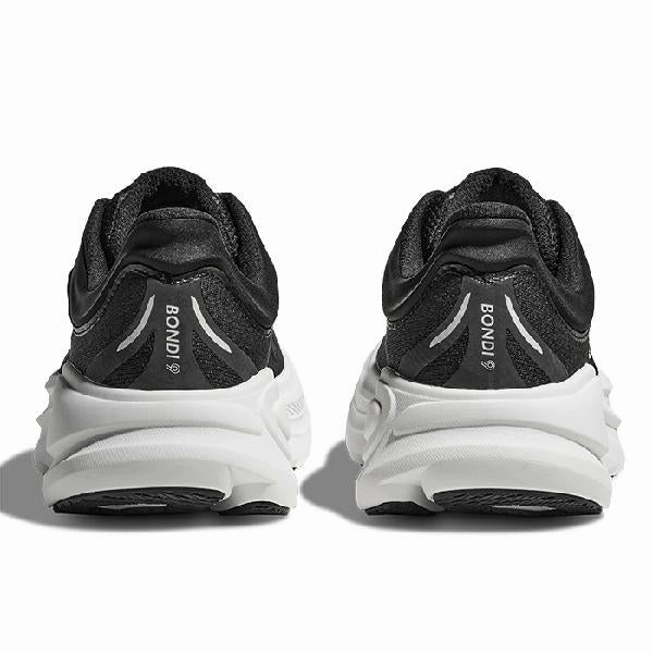 Mens Hoka Bondi 9 Extra Wide in Black/White Shop Shoes