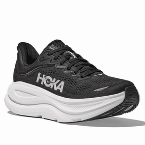 Mens Hoka Bondi 9 Extra Wide in Black/White Corpus Christi