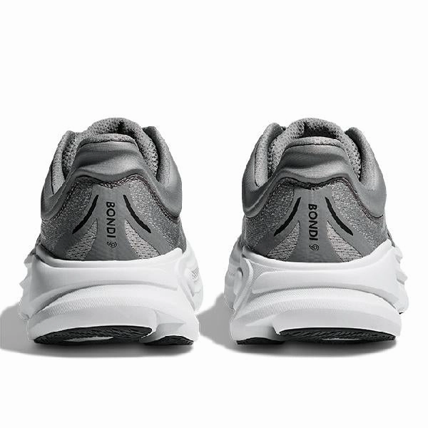 Mens Hoka Bondi 9 Extra Wide in Galactic Grey/Stellar Grey Macys Shoes