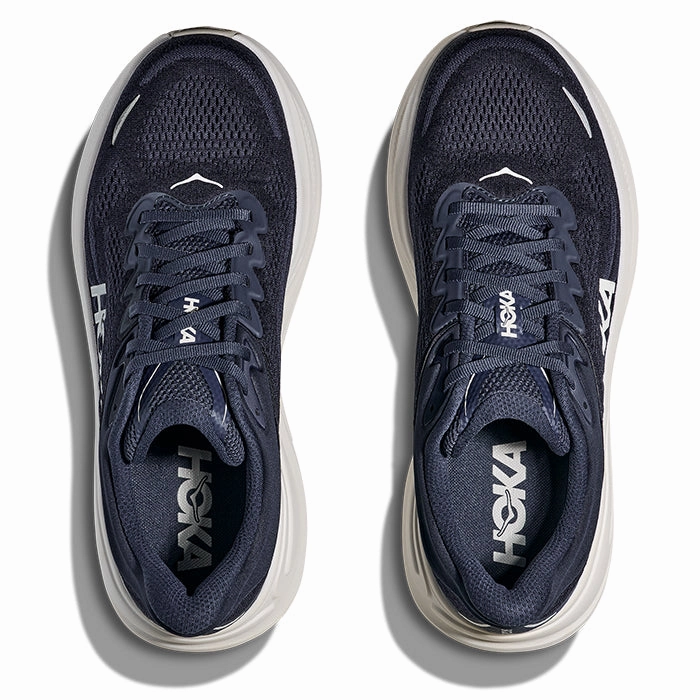 Mens Hoka Bondi 9 Extra Wide in Varsity Navy/White Cheapest Place To Buy Shoes