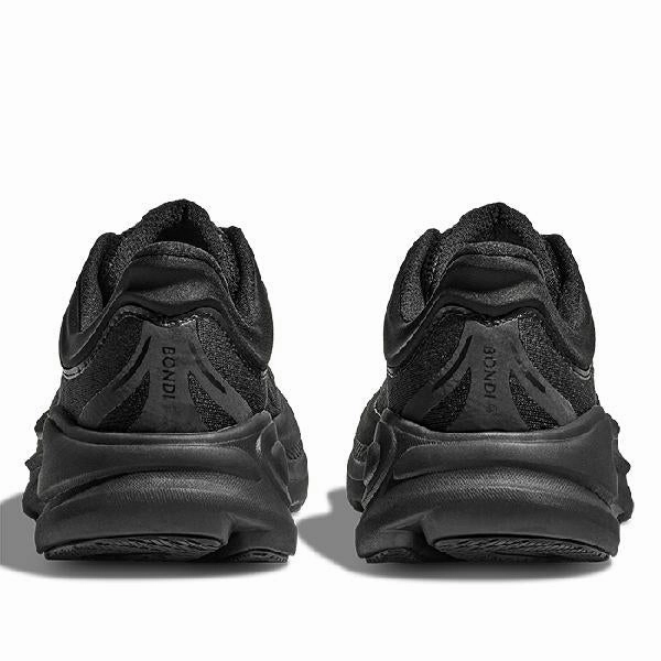 Mens Hoka Bondi 9 in Black/Black Shoes Nursing