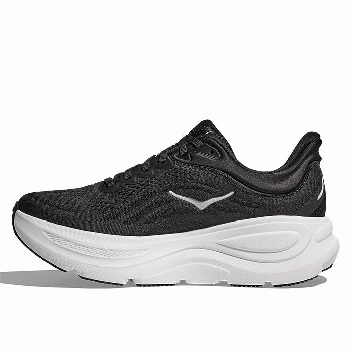 Shoes Spain Mens Hoka Bondi 9 Wide in Black/White