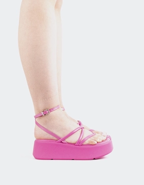 Crochet Sandals Free Pattern Miel Pink Leather