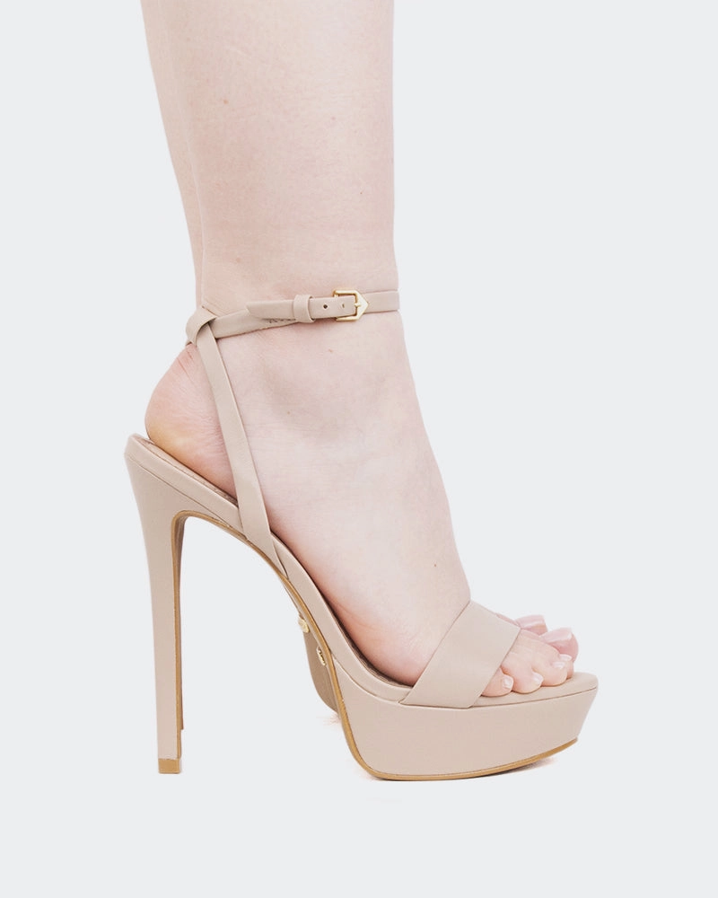Morena Nude Leather Ted Baker Sandals