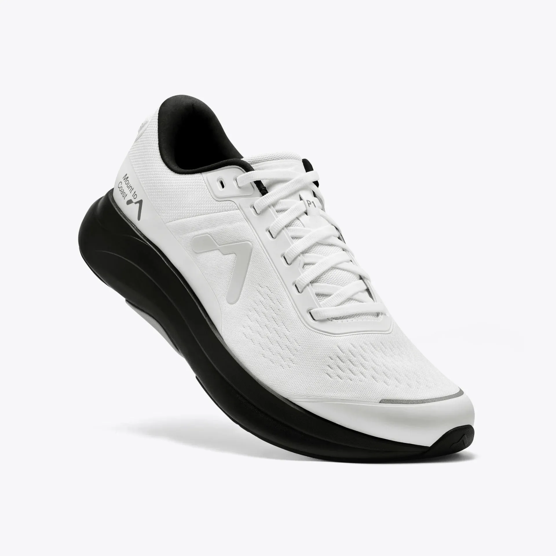 Mount to Coast | P1 | Women's | White/Black Running With Toe Shoes