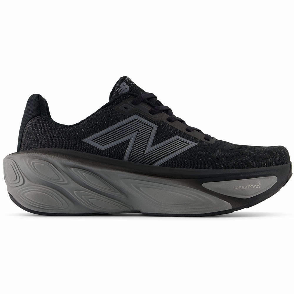 Men's New Balance Fresh Foam X More v5, Black/Linen/Silver Metallic, 10 2E Wide New Balance Ohtani Turfs