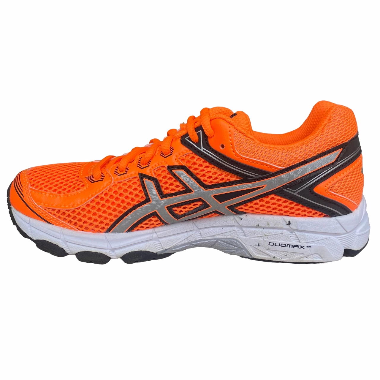 Discount Asics Tennis Shoes Asics scarpa da corsa da ragazzo GT 1000 4 C558N 3093 arancio-argento-nero