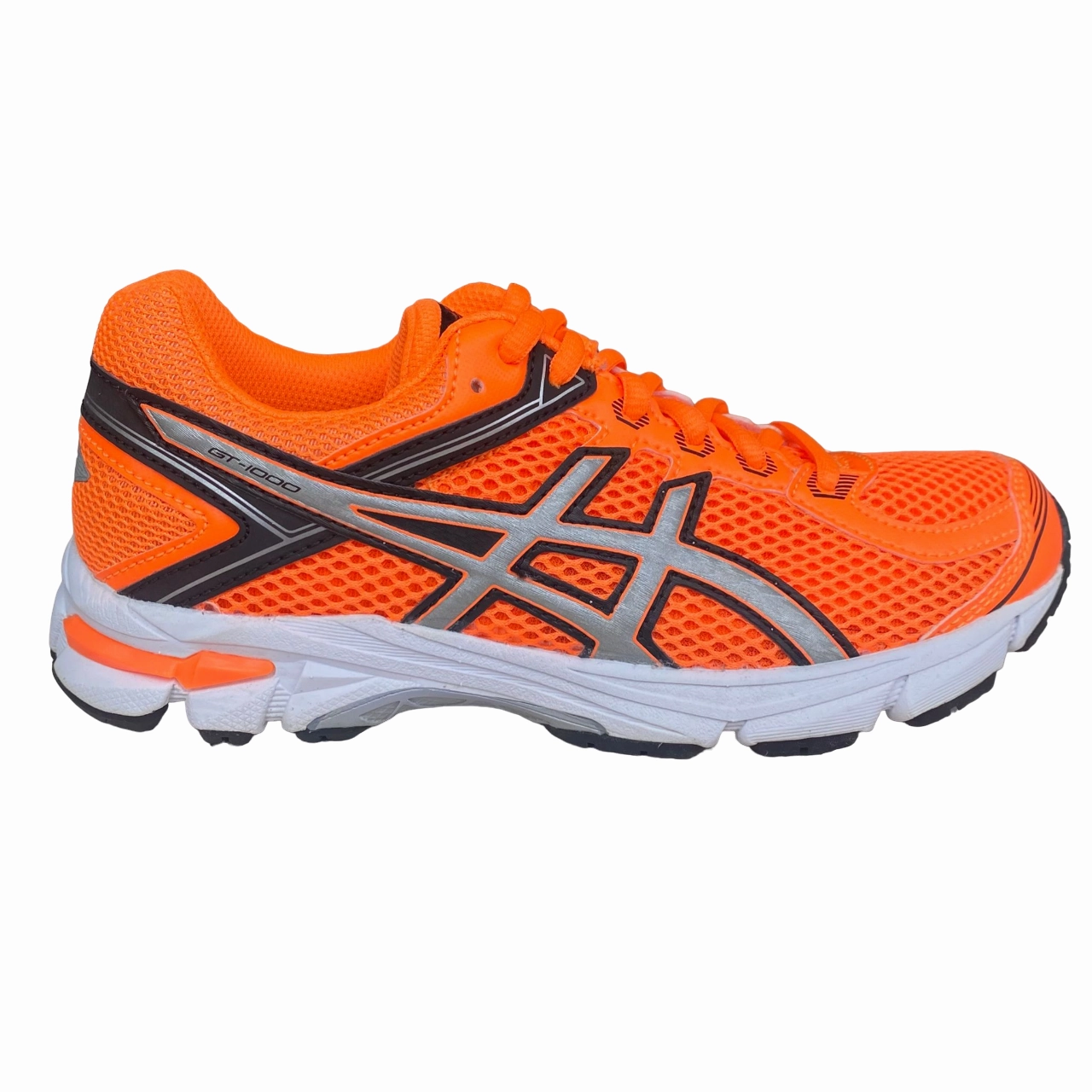 Asics scarpa da corsa da ragazzo GT 1000 4 C558N 3093 arancio-argento-nero Asics Gel-resolution 9 Tennis Shoes