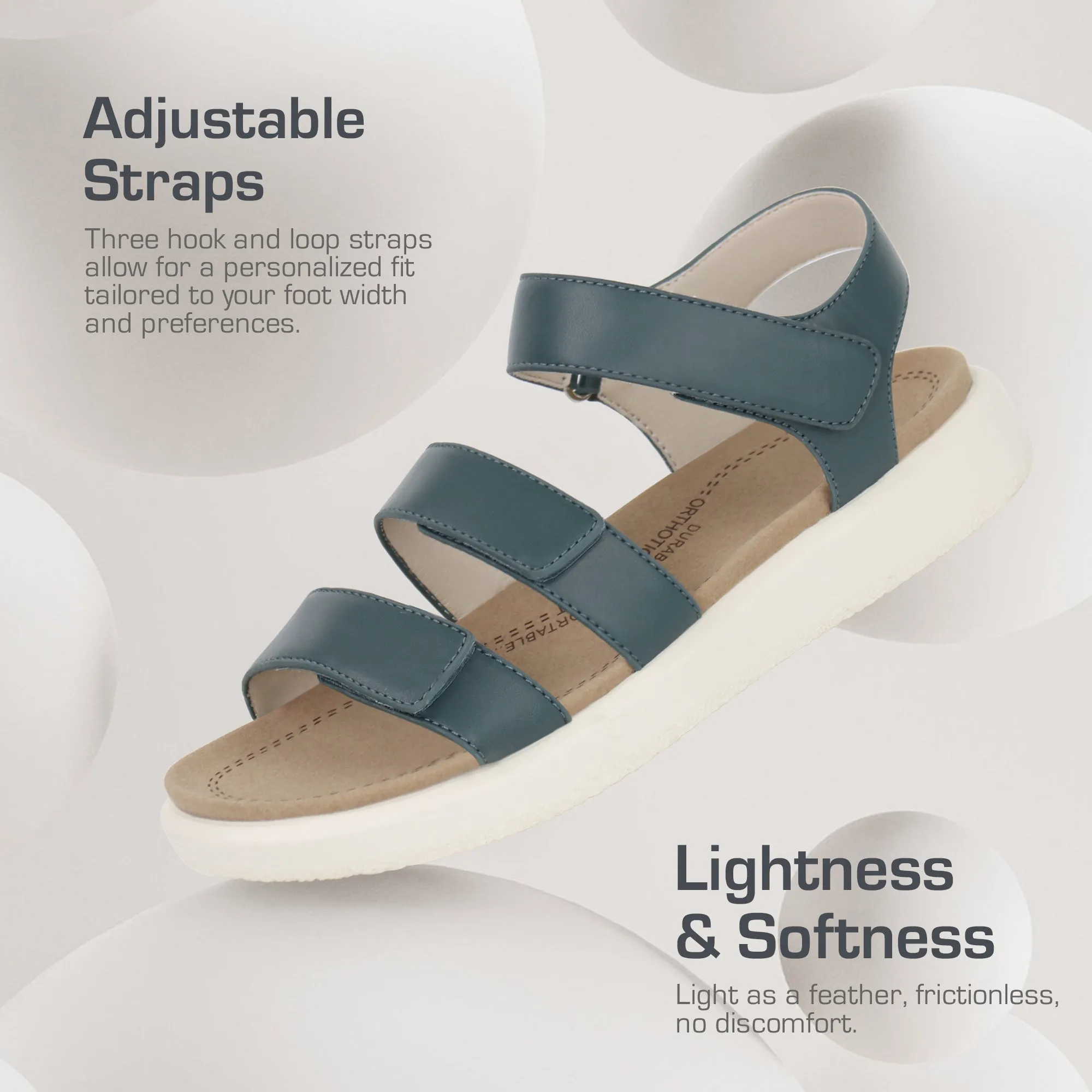 Berkshire Sandals Navy Arch Support Sandals-Kitty