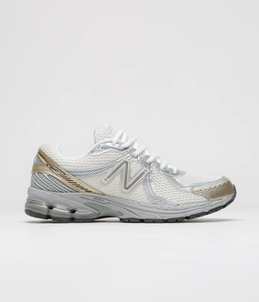 New Balance 860 Shoes - Sea Salt / Gold Metallic Fashionable New Balance