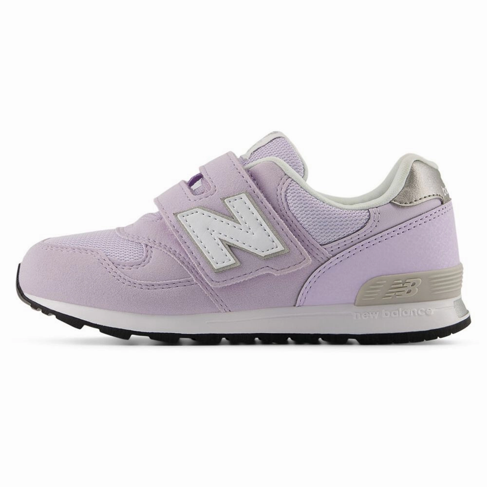 New Balance 9060 Sea Salt Blue New Balance Kid's 313 Hook N' Loop Lavender Sneaker Shoes