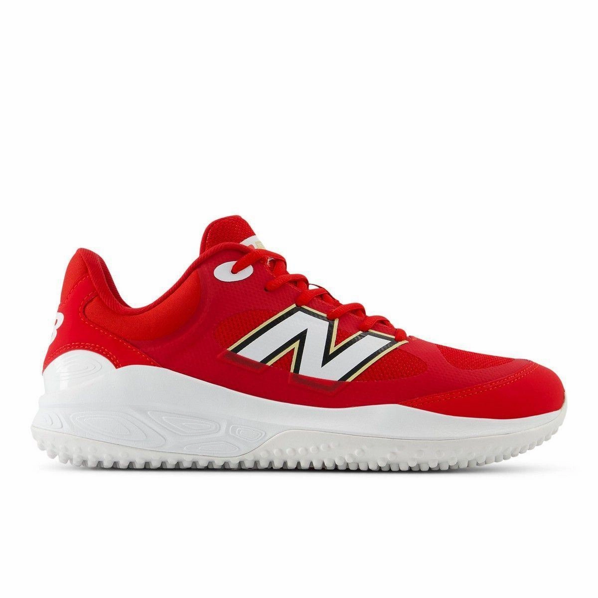 New Balance Shoes Black And Gold New Balance Men's Fresh Foam 3000 v7 Turf Baseball Shoes - Red - T3000TR7