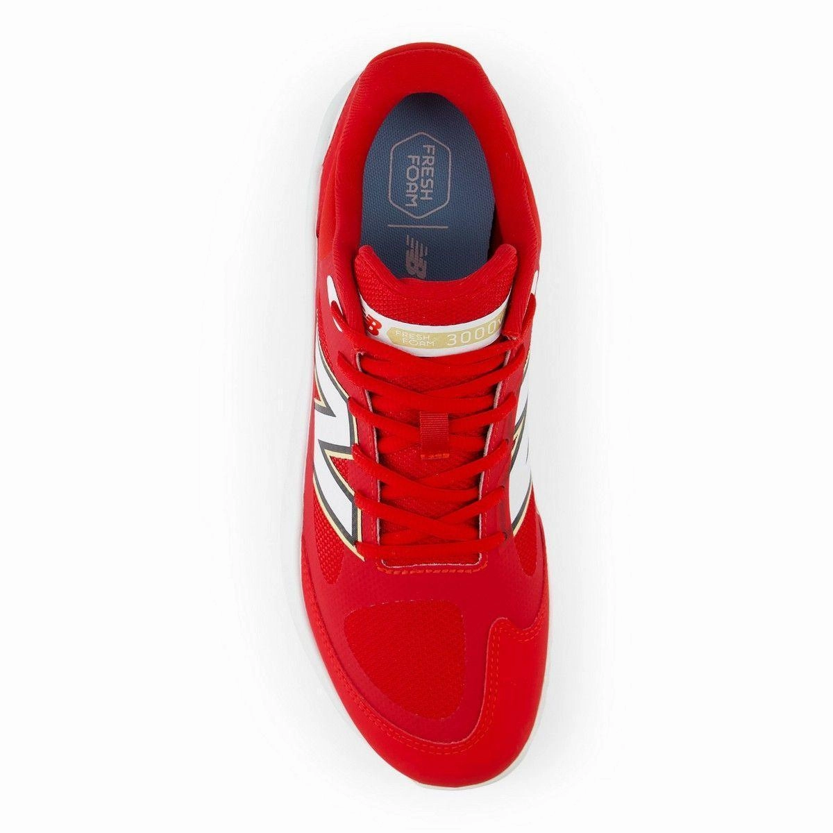 New Balance Men's Fresh Foam 3000 v7 Turf Baseball Shoes - Red - T3000TR7 New Balance Racing Spikes