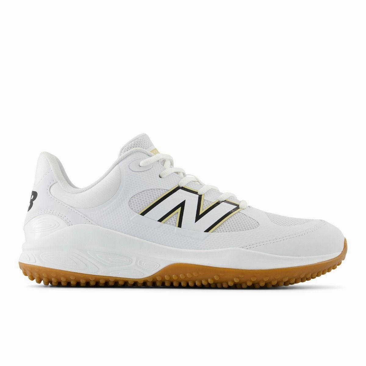 Grey/moonbeam New Balance 9060 New Balance Men's Fresh Foam 3000 v7 Turf Baseball Shoes - White/Gum - T3000TW7
