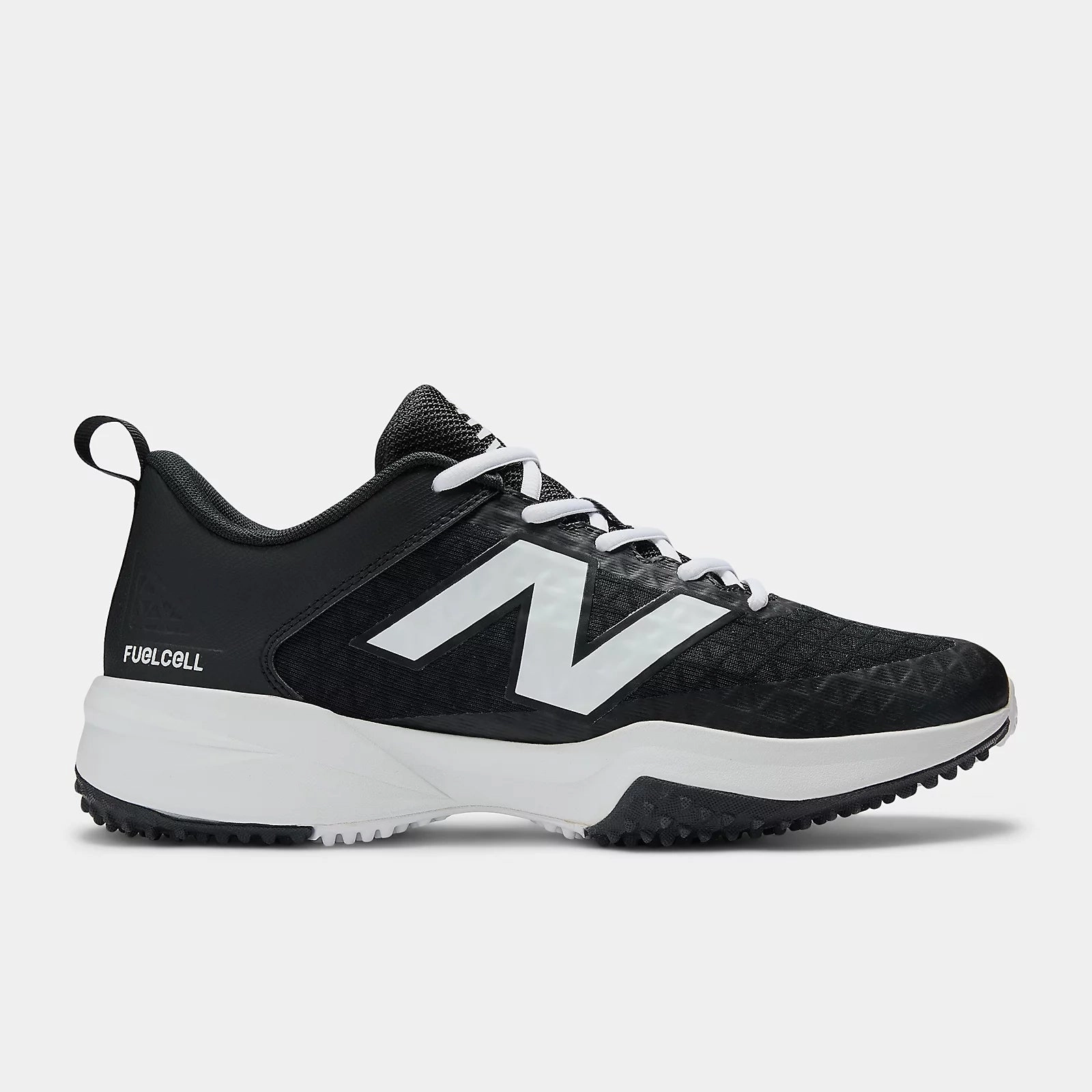 New Balance Men's Fuelcell 4040 v8 Turf Baseball Shoes - Black/White - T4040BK8