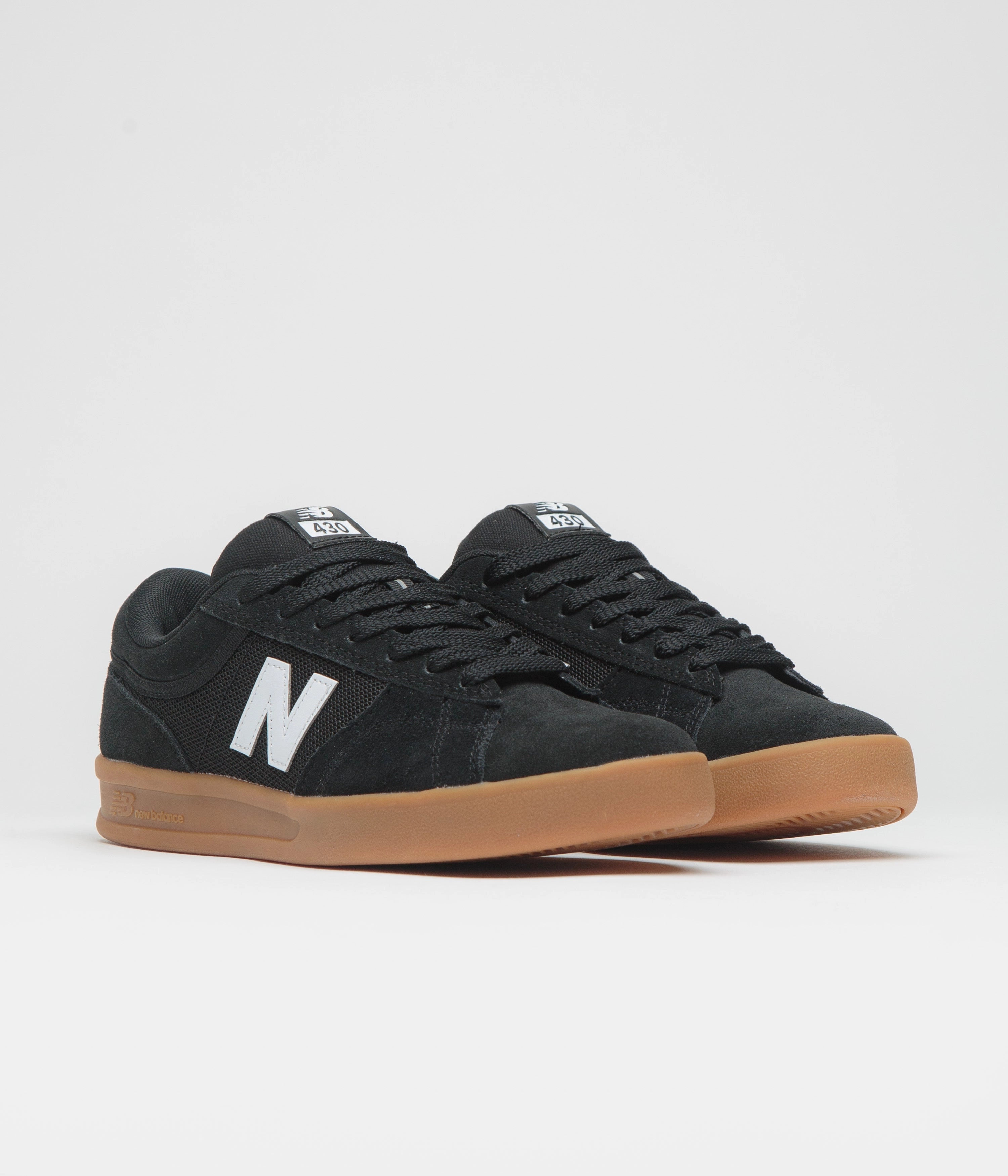 New Balance Numeric 430 Shoes - Black New Balance Shoes American Made