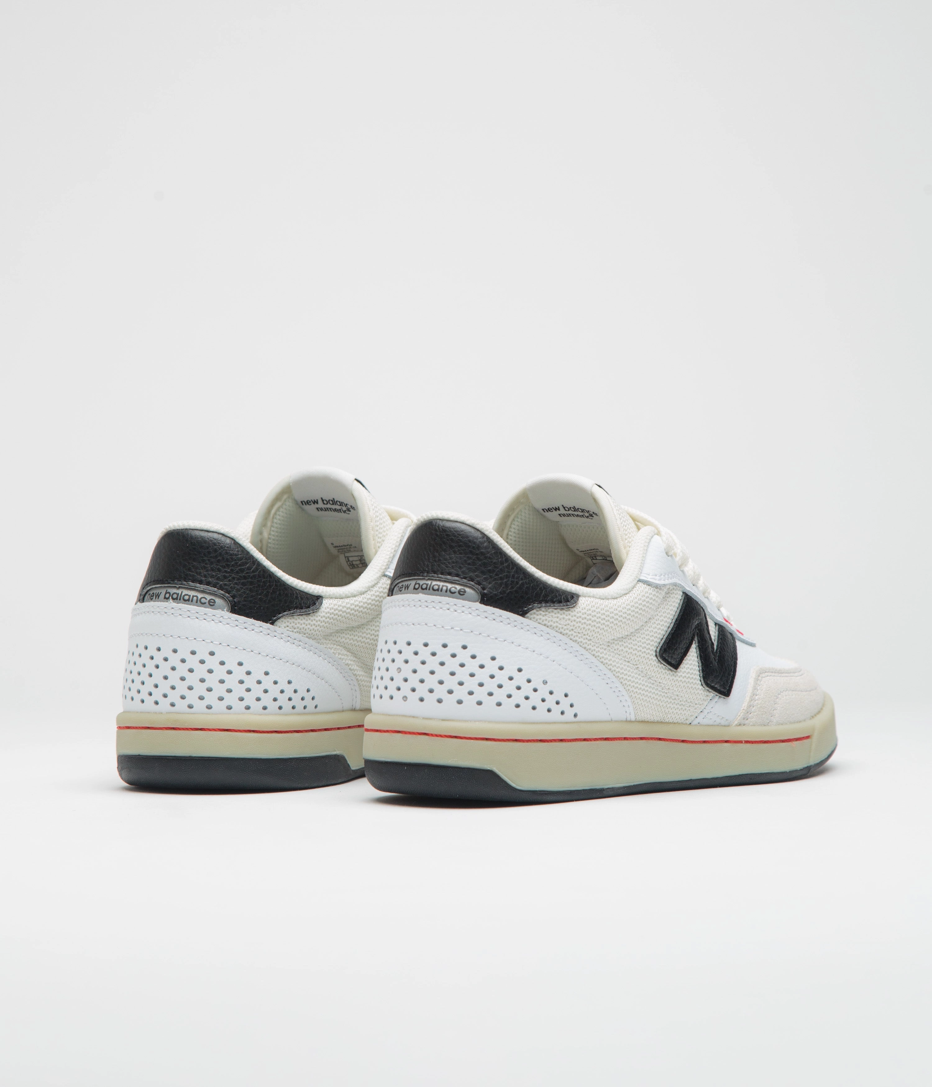 New Balance Black Leopard Print New Balance Numeric 440 Shoes - White