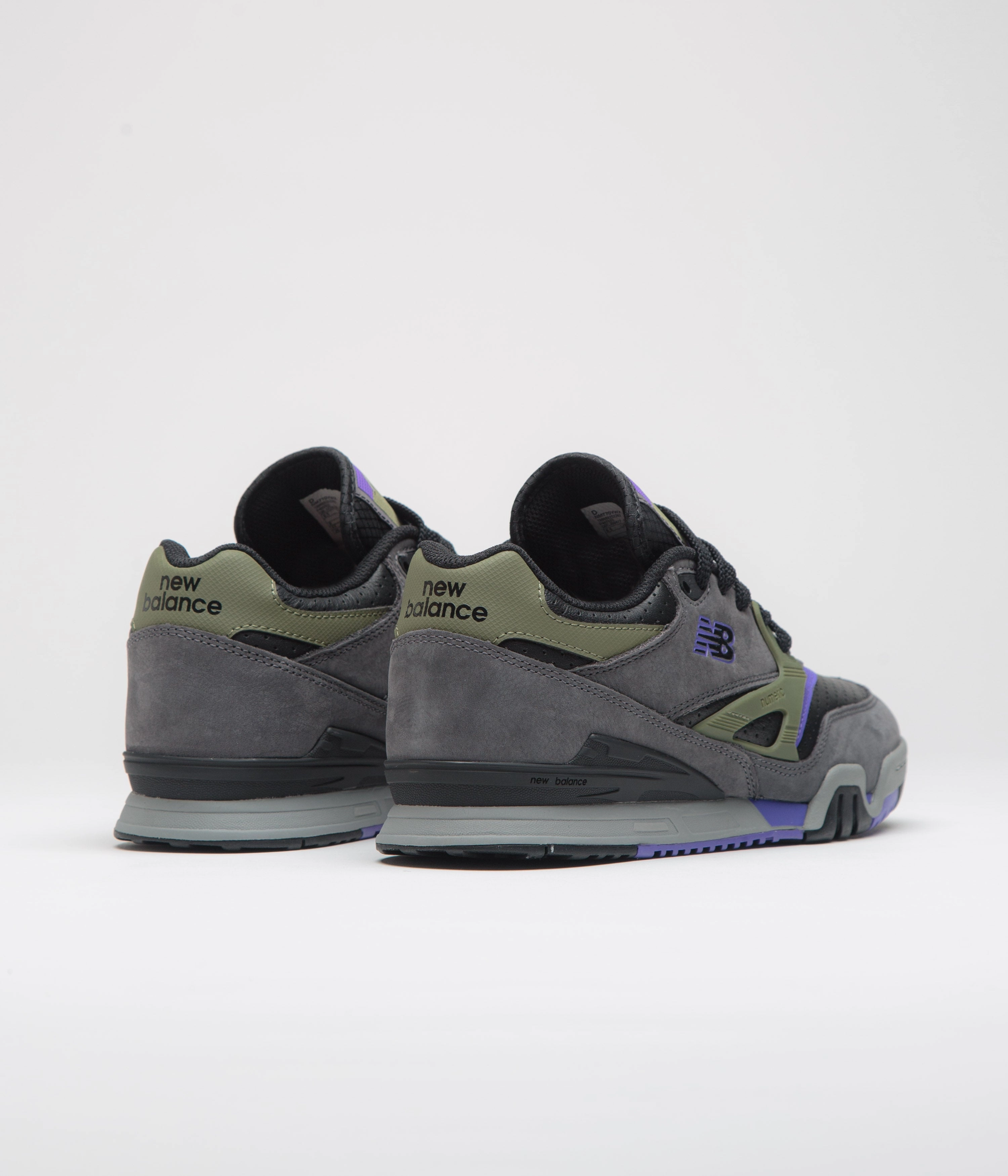 New Balance 2002r Jjjjound New Balance Numeric 770 Shoes - Charcoal / Purple