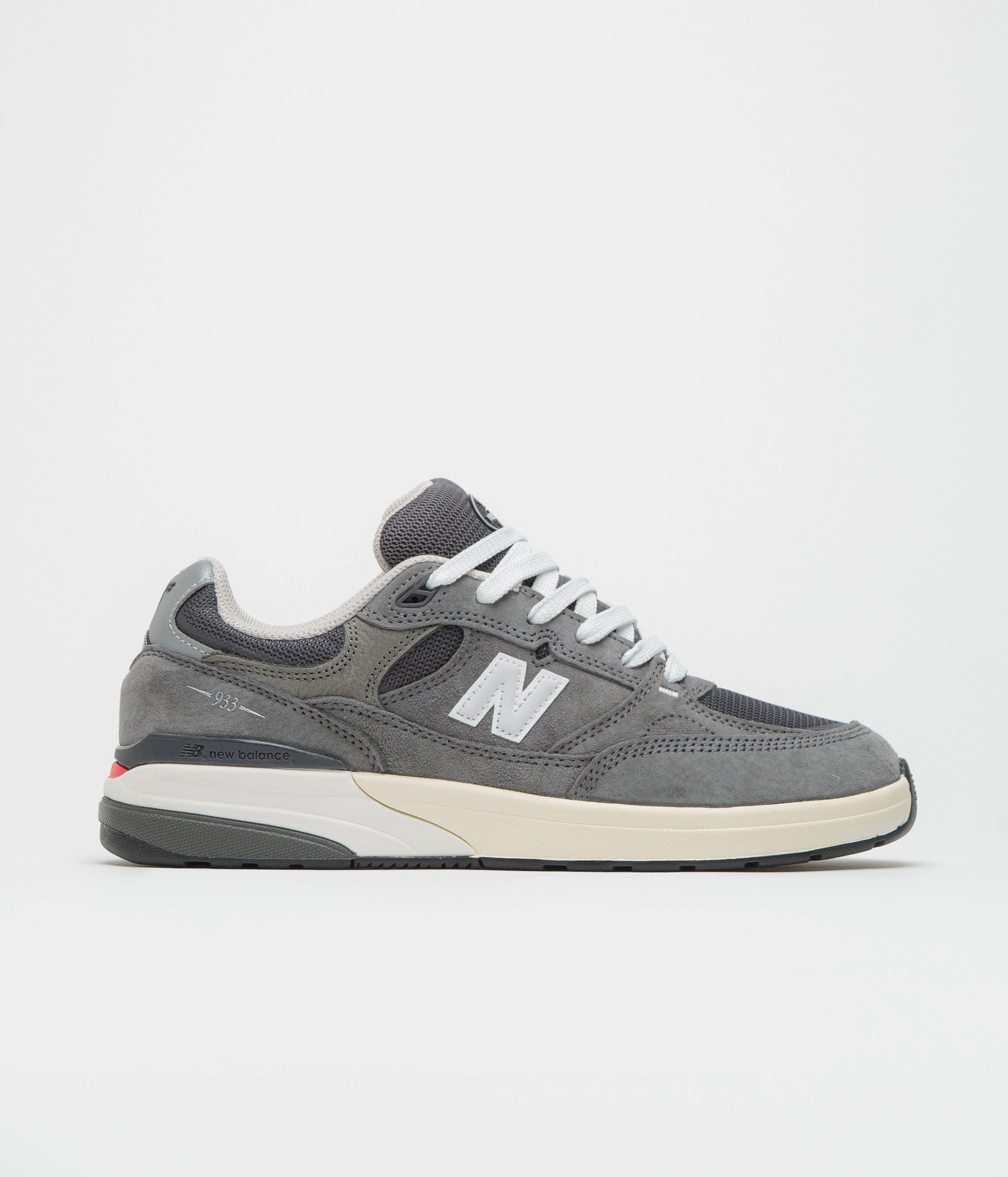 New Balance U574 New Balance Numeric 933 Andrew Reynolds Shoes - Grey / White