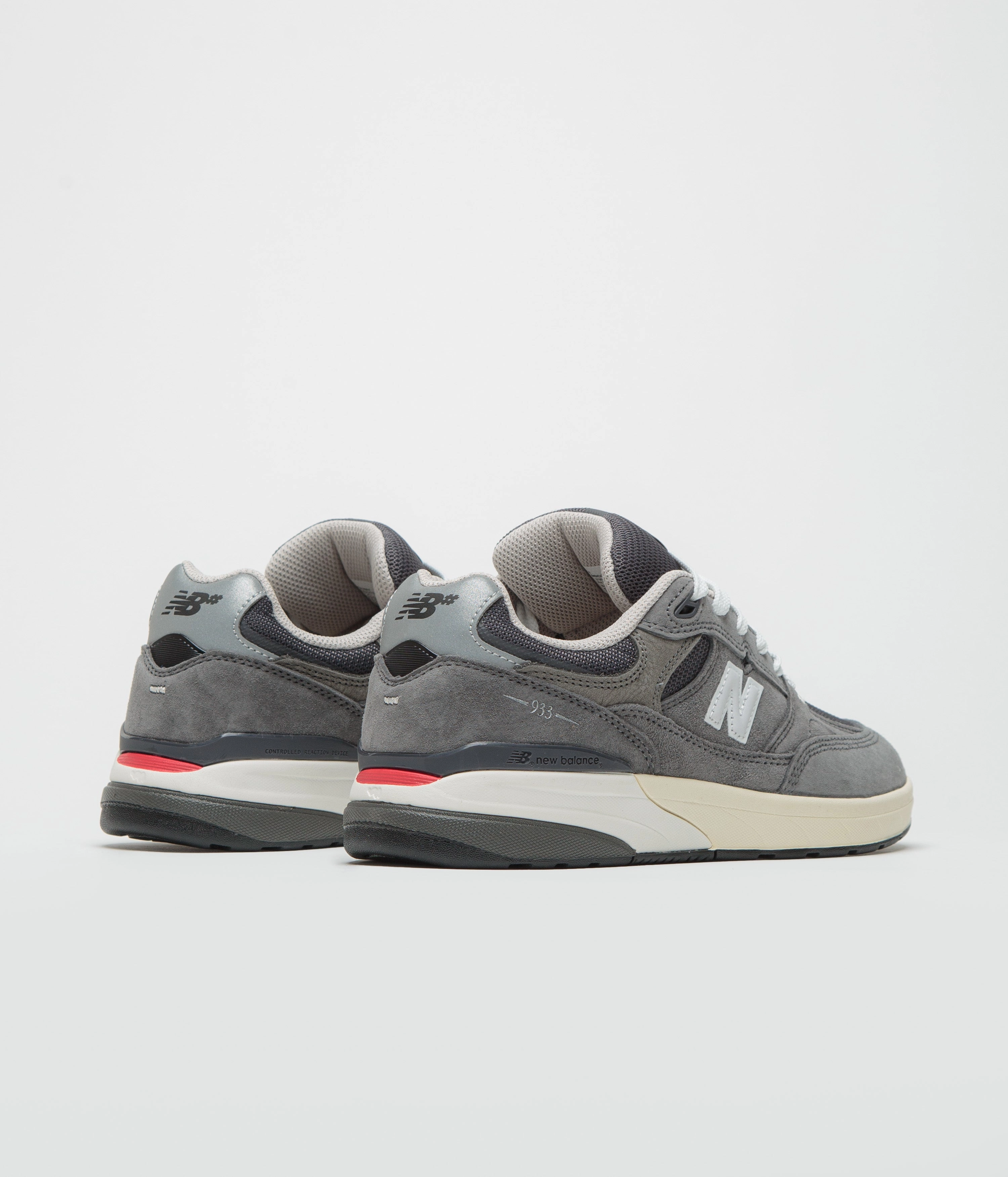 Colorful Sneakers New Balance New Balance Numeric 933 Andrew Reynolds Shoes - Grey / White