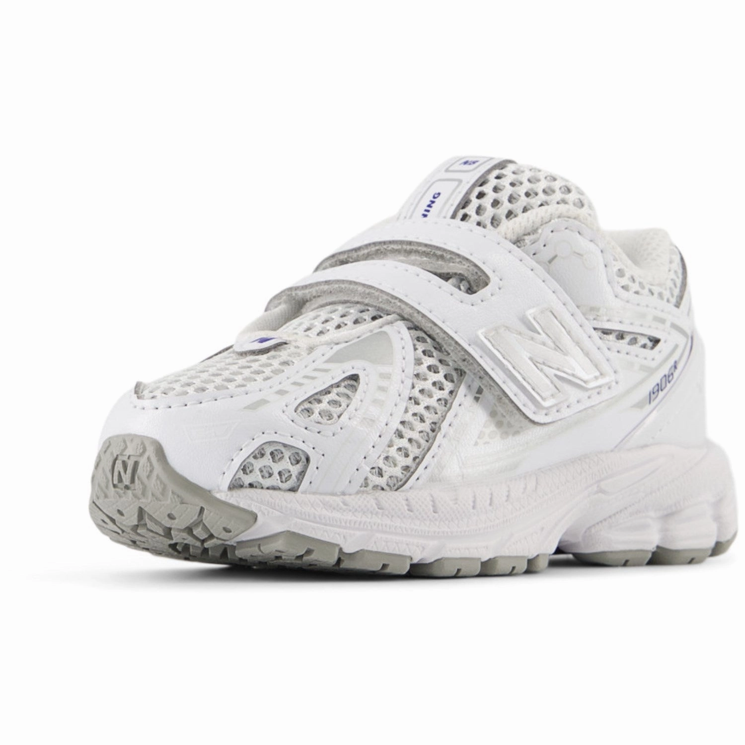 New Balance White New Balance 1906 Kids Hook & Loop New Balance Mens Basketball Sneakers
