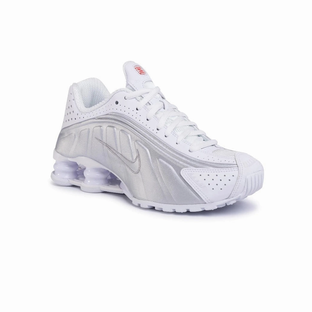 Lanvin Sneakers Nike scarpa sneakers da adulto Shox R4 AR3565-101 bianco-argento