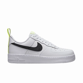 Loewe Sneakers Nike scarpa sneakers da adulti Air Force 1 '07 DZ4510-100 bianco nero giallo evidenziatore