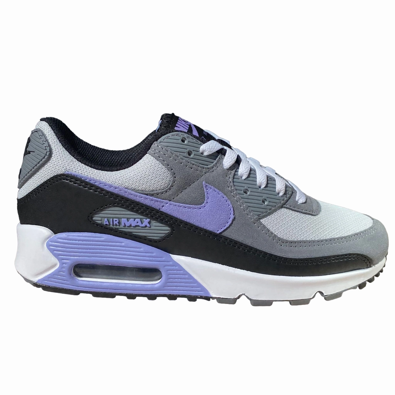 Bluey Sneakers Nike scarpa sneakers da uomo Air Max 90 DM0029-014 lilla-grigio-bianco