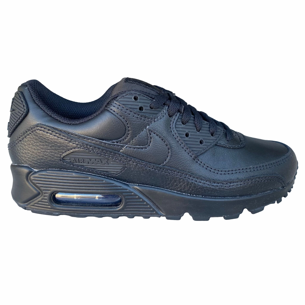 Nike scarpa sneakers da uomo Air Max 90 in pelle CZ5594 001 nero 