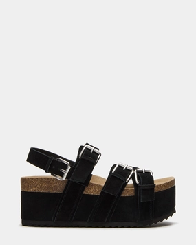 Sandals Affiliate Program KIWI BLACK SUEDE