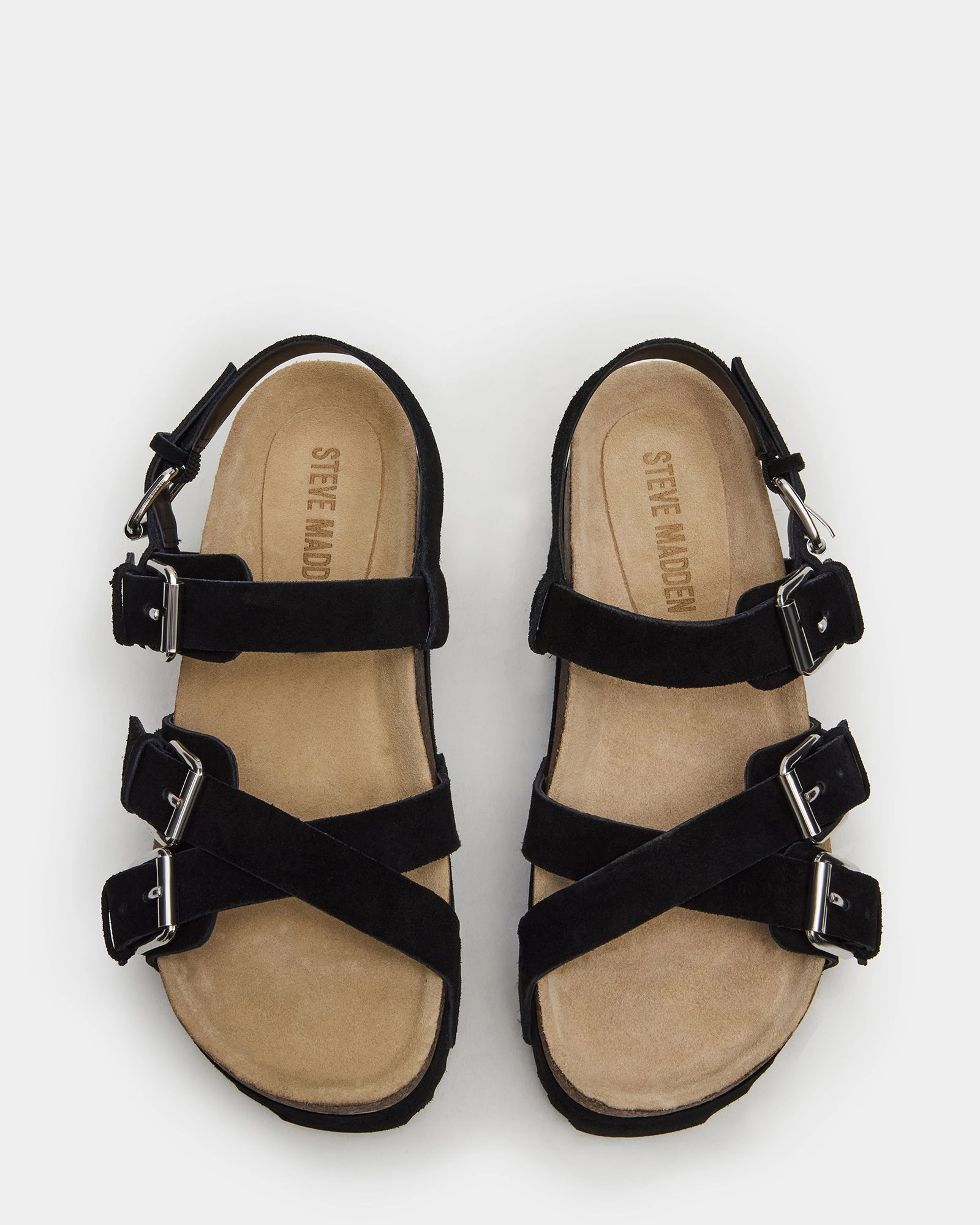 Sandals Carribean KIWI BLACK SUEDE