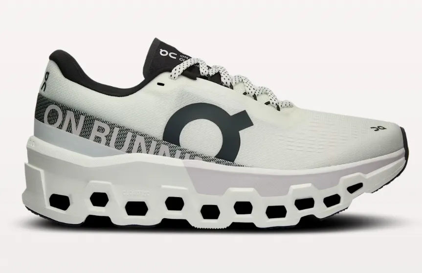 ON Cloudmonster 2 (White/Frost) - Women's Marathon-ready Running Shoes