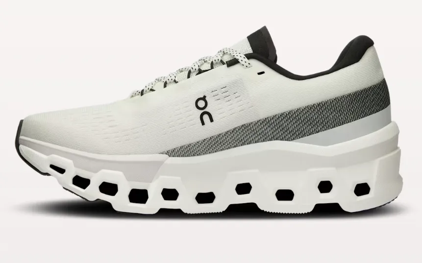 ON Cloudmonster 2 (White/Frost) - Women's Best Running Shoes Beginners