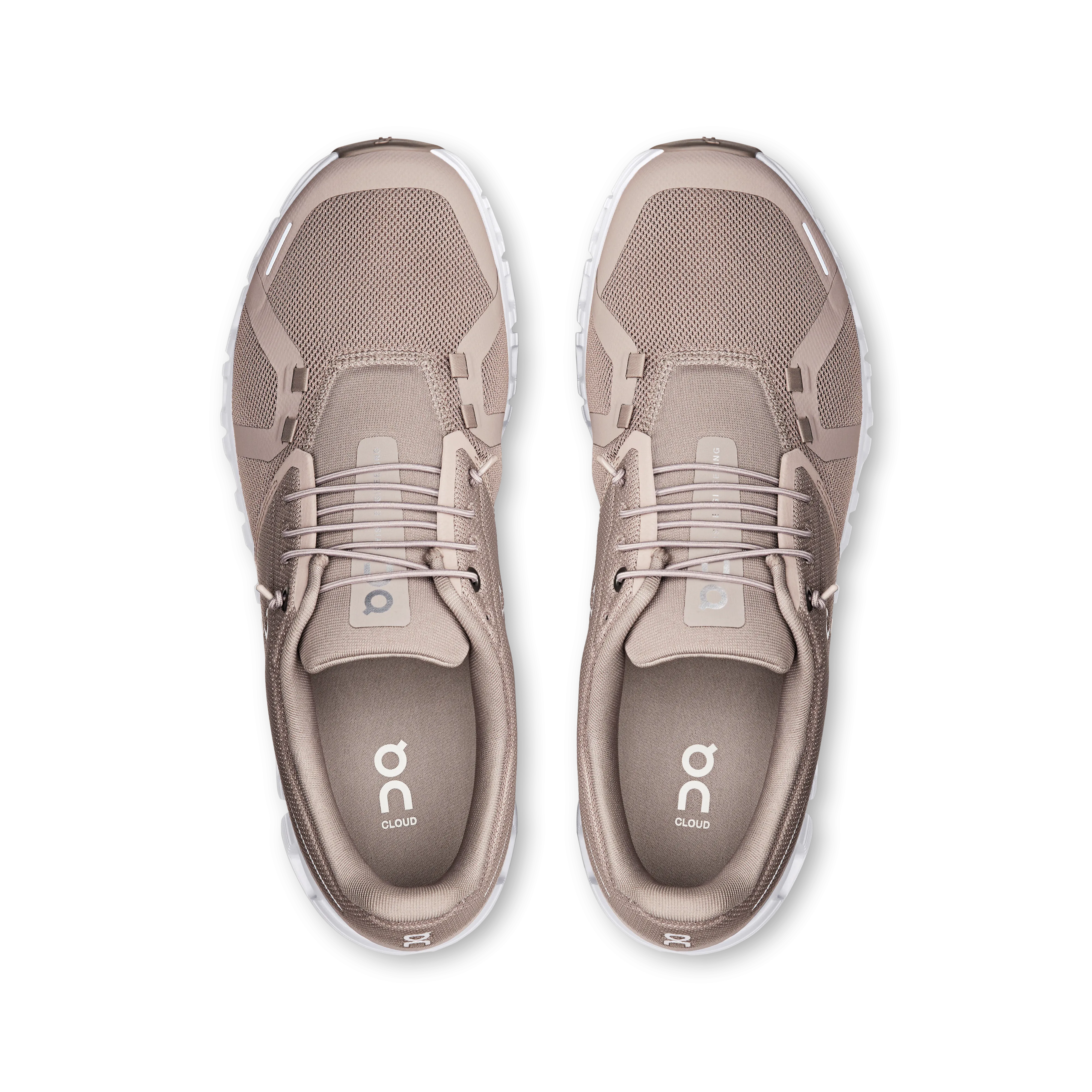 On Running Men's Cloud 6 Shoes - Fog / White How To Wash Running Shoes