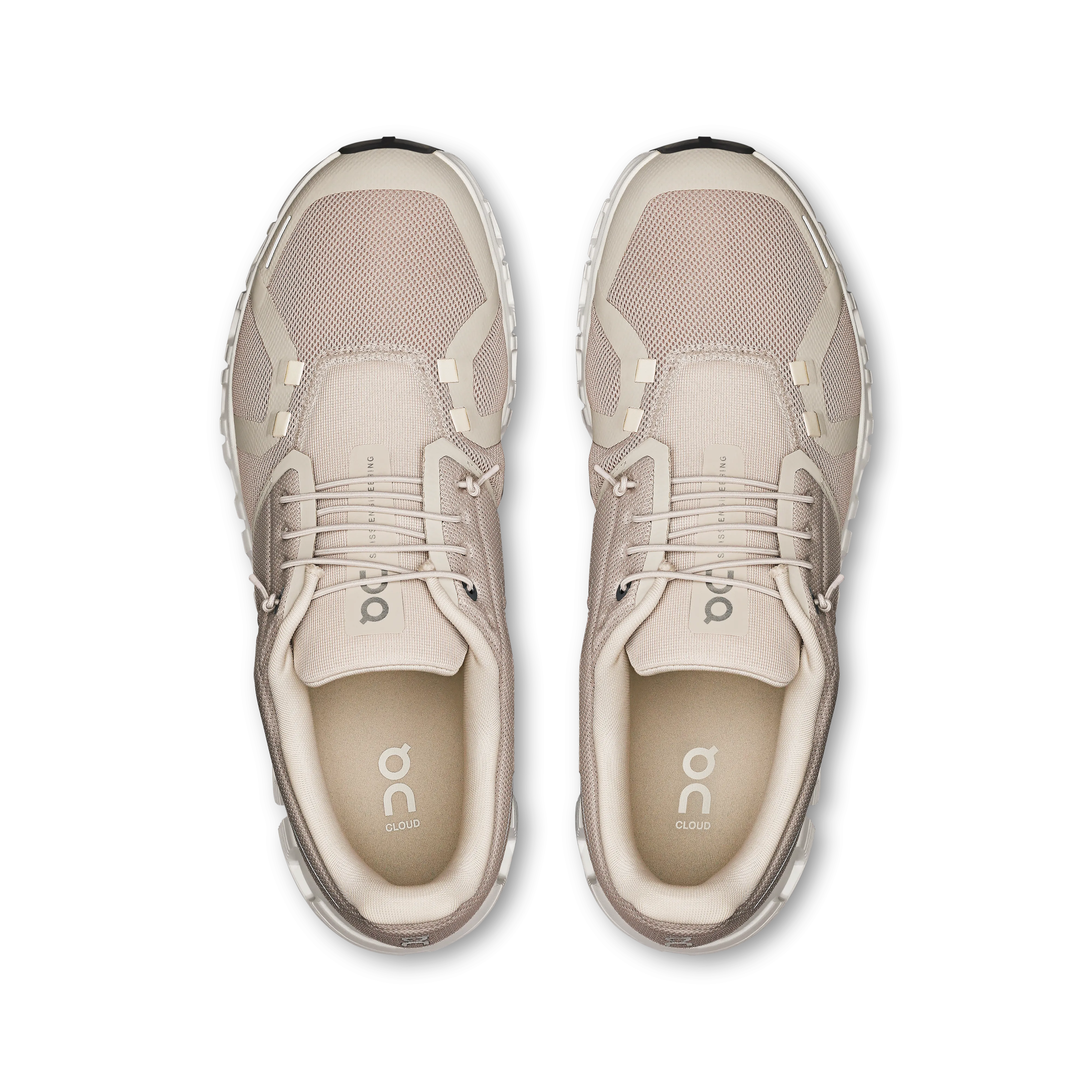 On Running Men's Cloud 6 Shoes - Pearl / White As Running Shoes