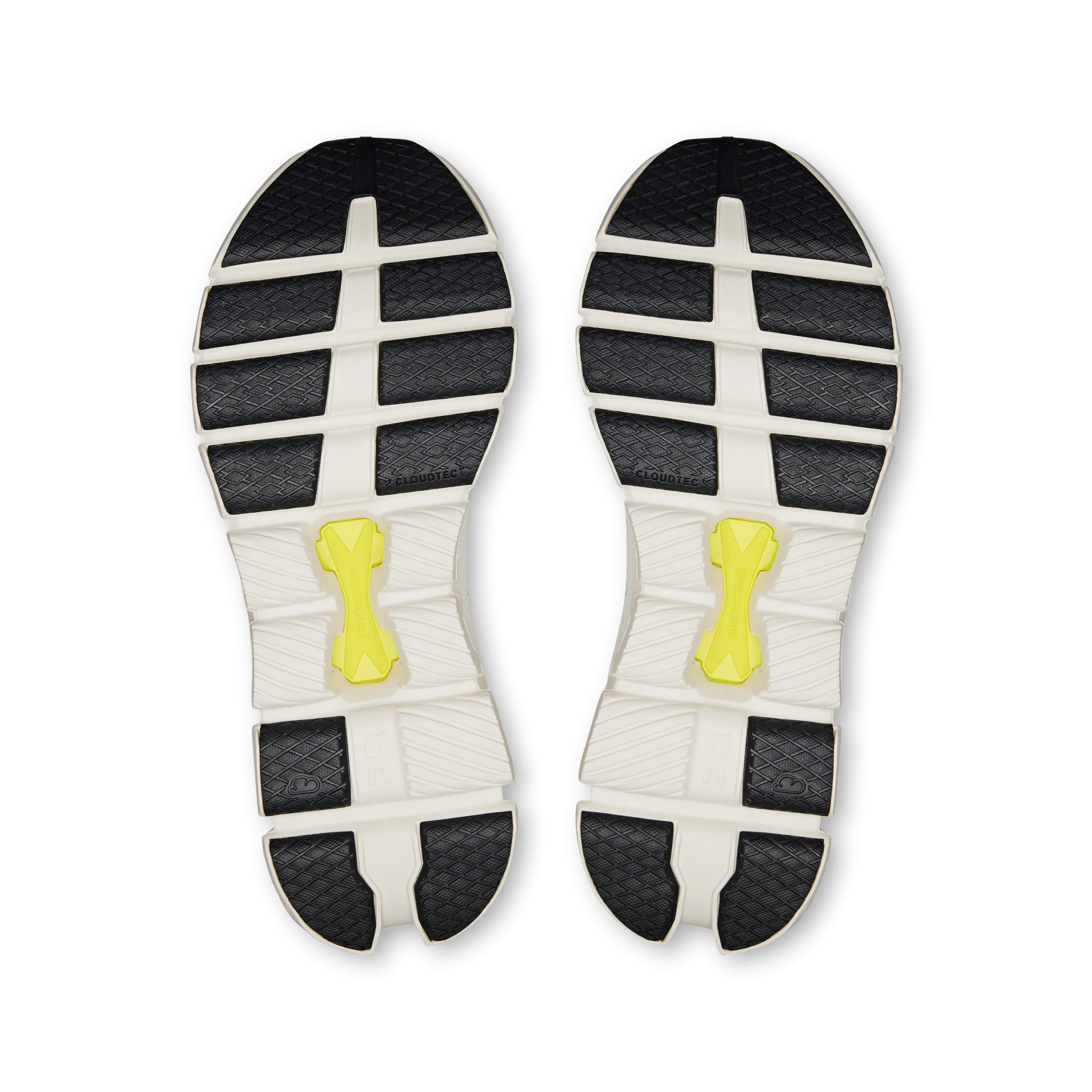 On Running Men's Cloud X 4 Shoes - Ivory / Lime Best Cross Training Shoes With Wide Feet