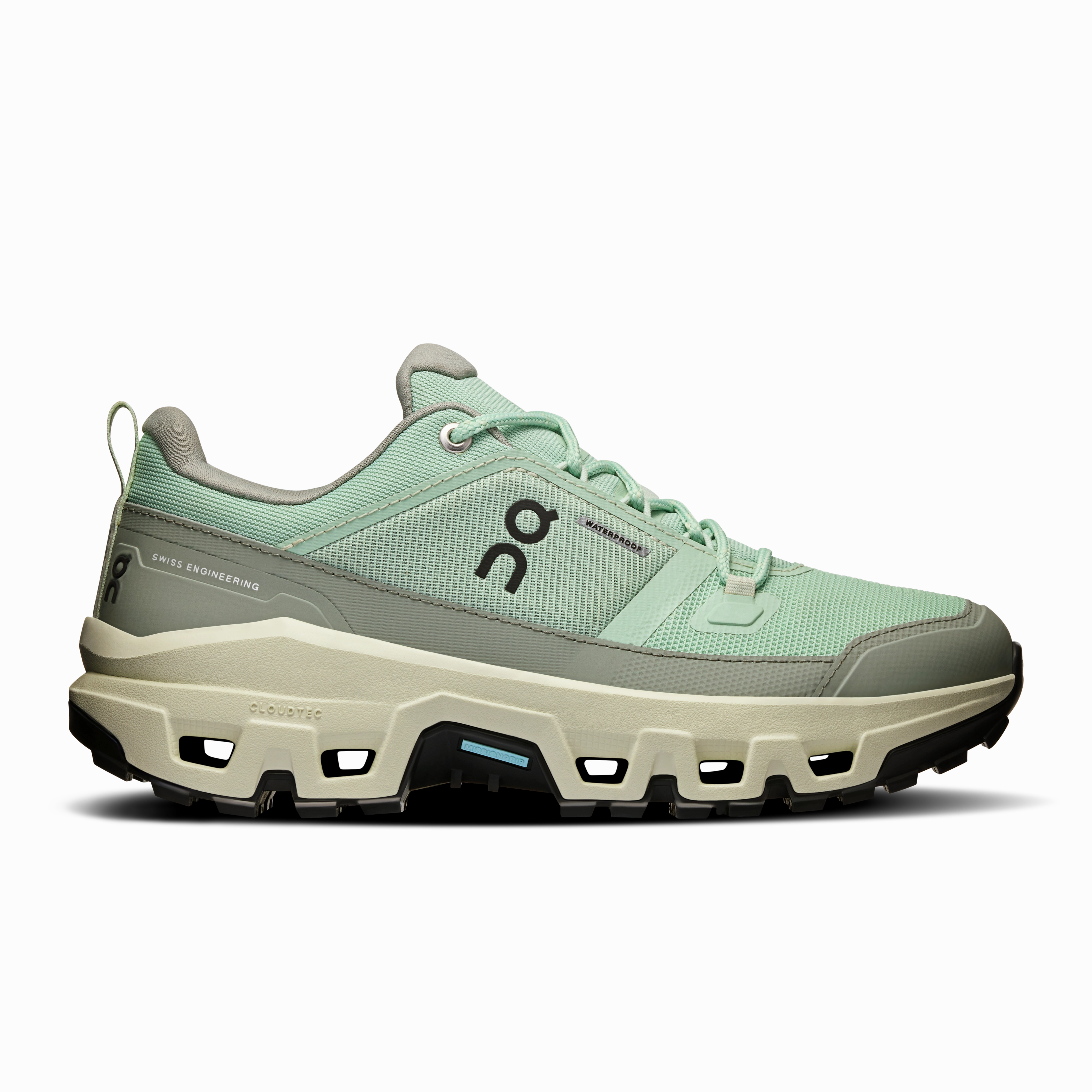 Hiking Shoes Waterproof On Running Cloudrock Low Waterproof Mineral Aloe (Women'S)