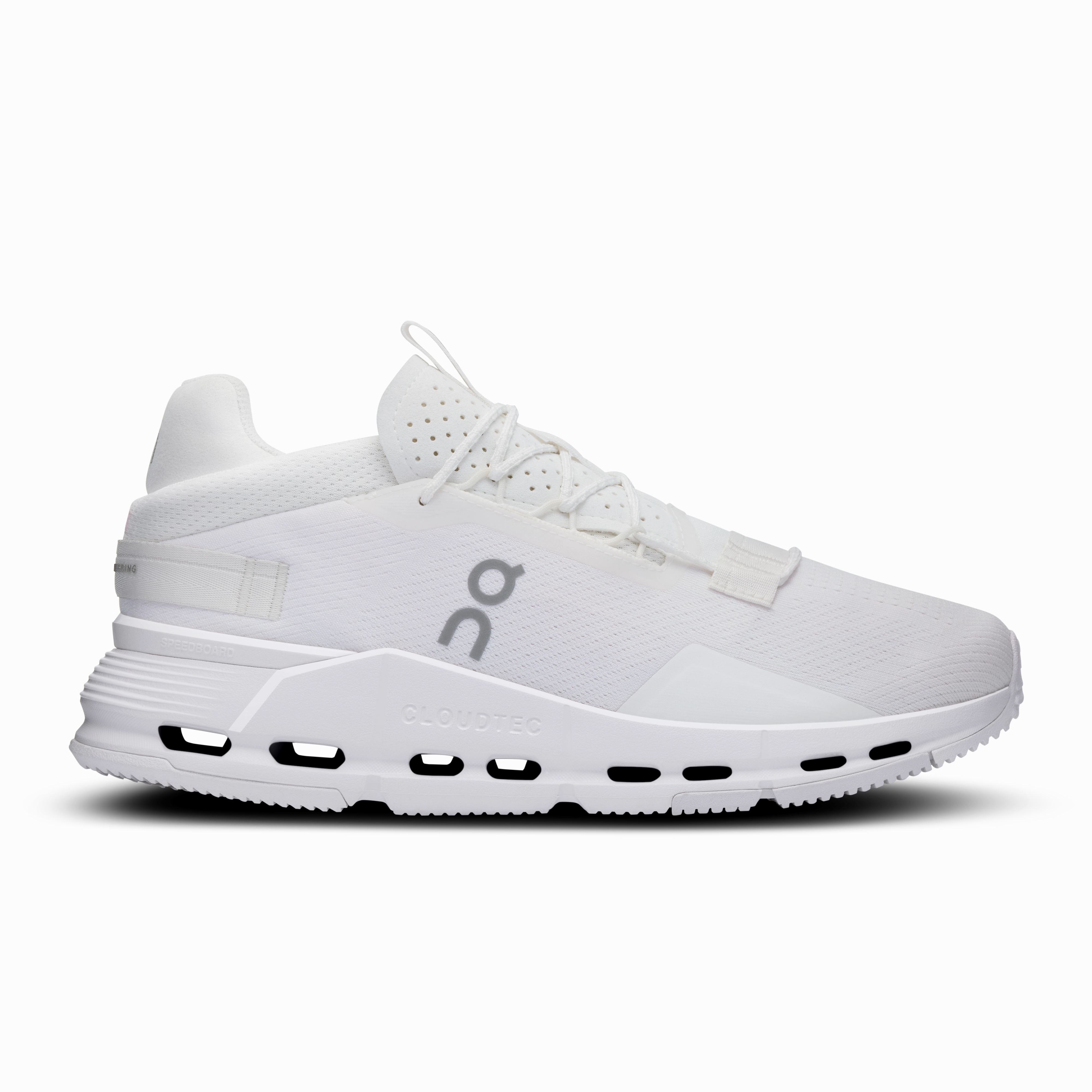 On Running Men's Cloudnova 2 Shoes - All White Best Carbon Plate Running Shoe