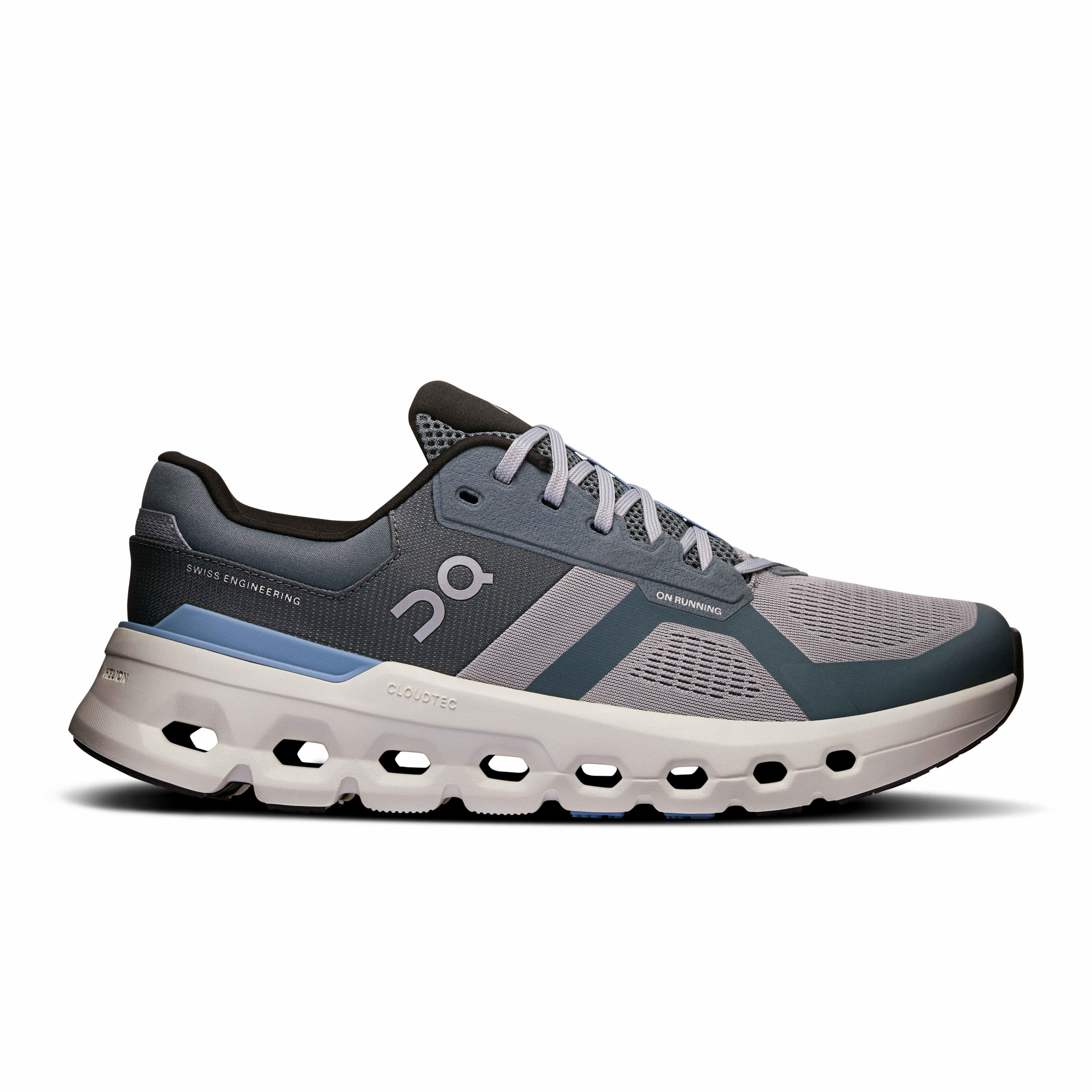 Zoomx Running Shoes On Running Men's Cloudrunner 2 Shoes - Alloy / Chambray