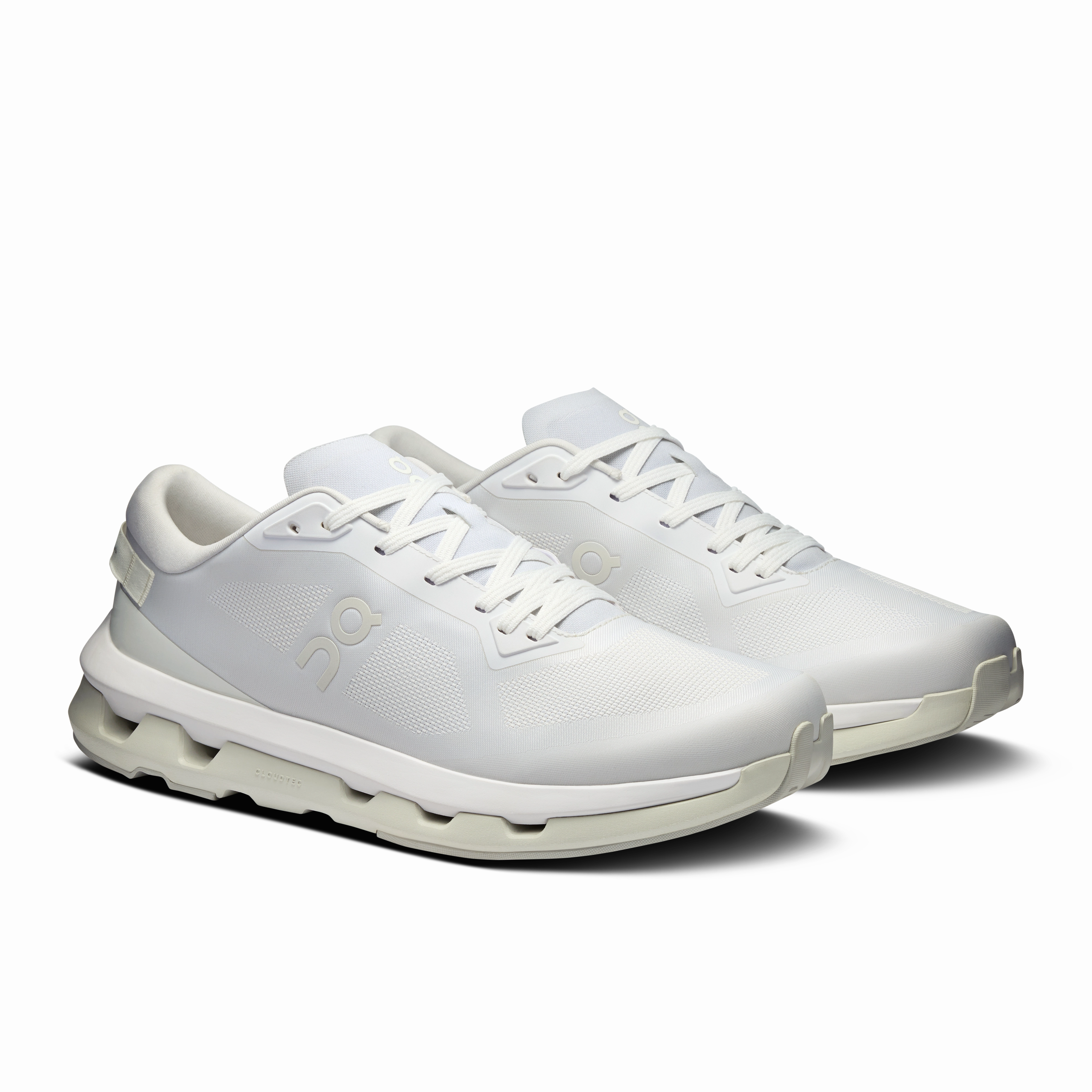 On Running Men's Cloudzone Shoes - White / White Run Swift 3 Road Running Shoes