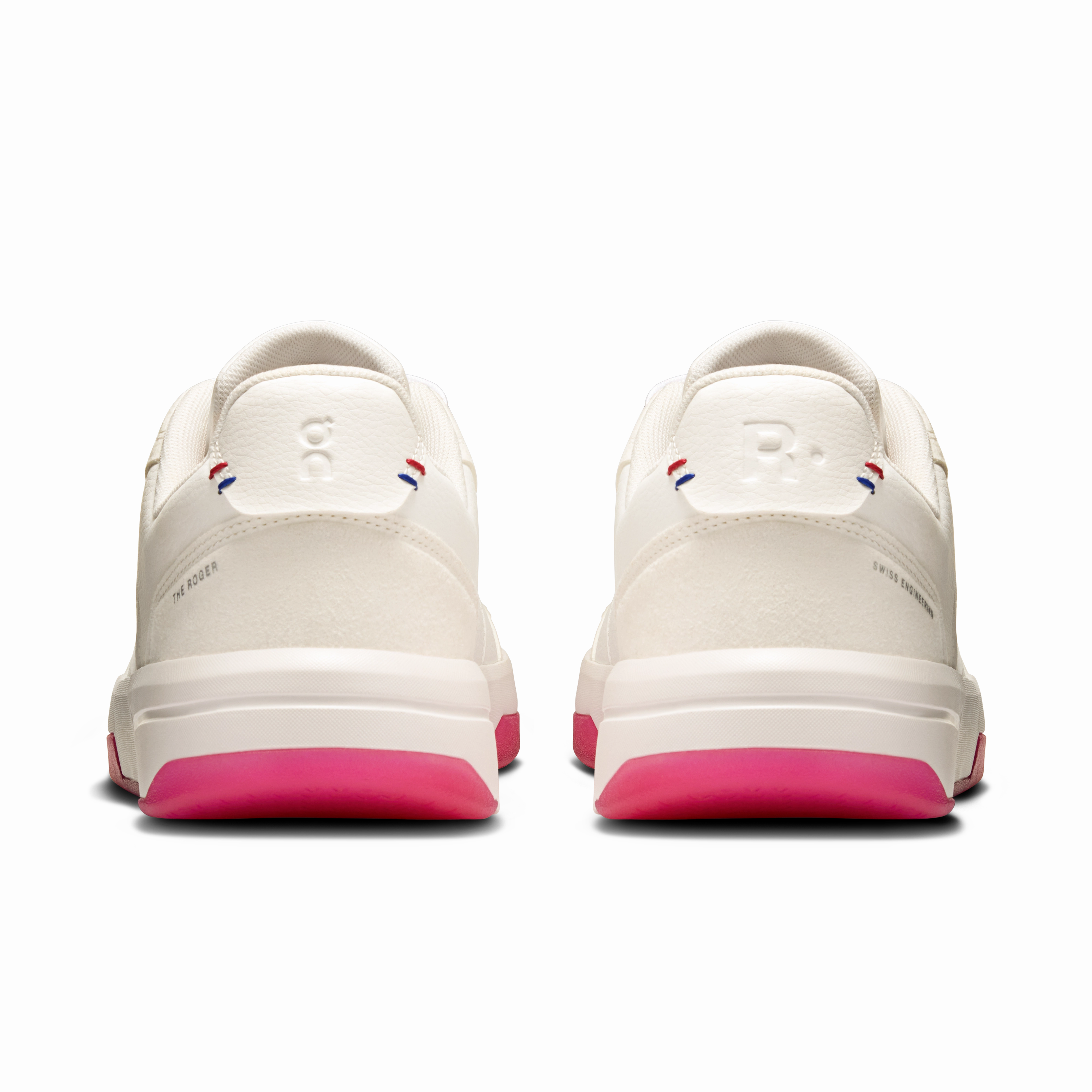 Top Running Shoes For Marathon On Running Men's The Roger Clubhouse Shoes - White / Grenadine