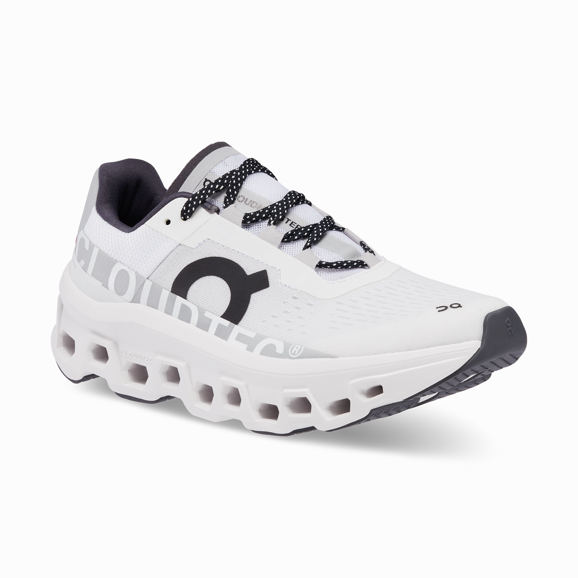 On Running Women's Cloudmonster Shoes - All White Running Shoes For Feet