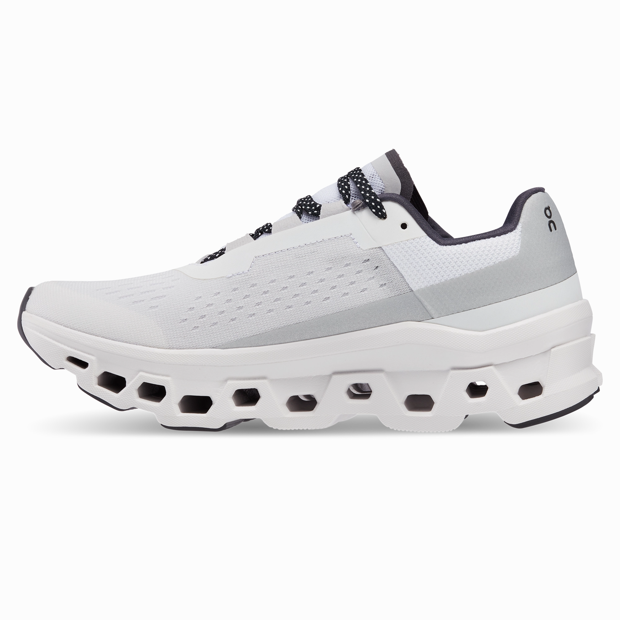 On Running Women's Cloudmonster Shoes - All White Wear Running Shoes Everyday