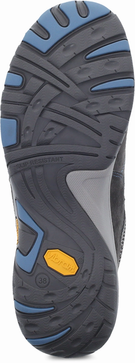 Paisley Grey / Blue Suede Shoe Leather Waterproof Spray