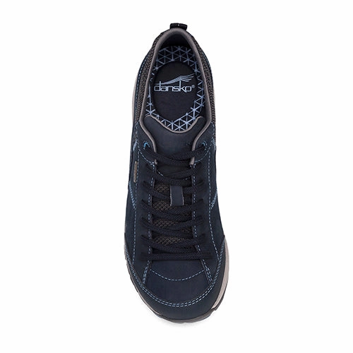 Paisley Navy Milled Nubuck Best Waterproof Nursing Shoes